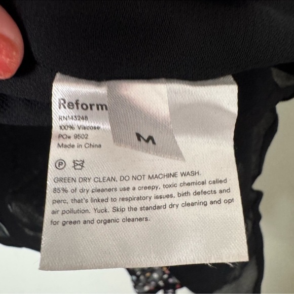 Reformation Troppo Confetti Wrap Dress Size Medium - Picture 7 of 7